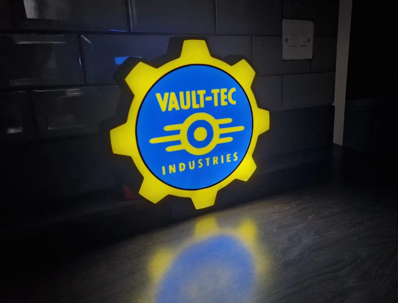 Hộp đèn Fallout Vault-Tec Industries - Image 3
