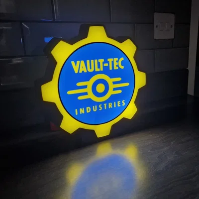 Hộp đèn Fallout Vault-Tec Industries