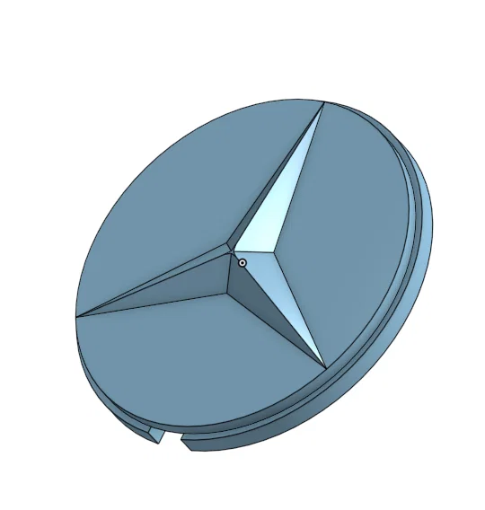 Logo vô lăng Mercedes (Mercedes steering wheel logo) - Image 1