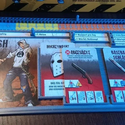 Bảng điều khiển nhân vật Zombicide V2 - Phụ kiện Board Game 3D