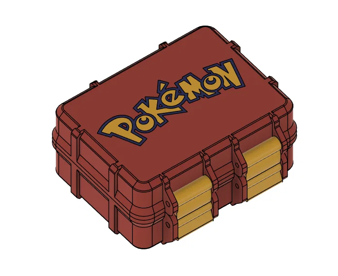Hộp Đựng Thẻ Bài Pokemon Rugged Bền Đẹp - Tự In 3D Dễ Dàng - Image 1