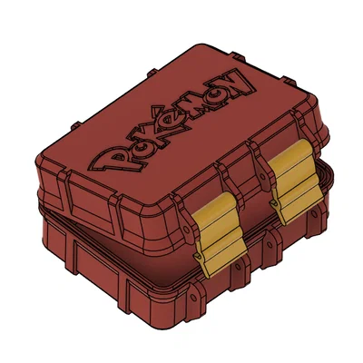 Hộp Đựng Thẻ Bài Pokemon Rugged Bền Đẹp - Tự In 3D Dễ Dàng