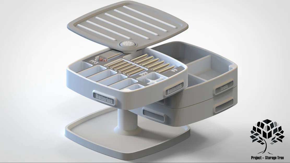 Storage Tree - Leaf để lưu trữ pin - Image 1