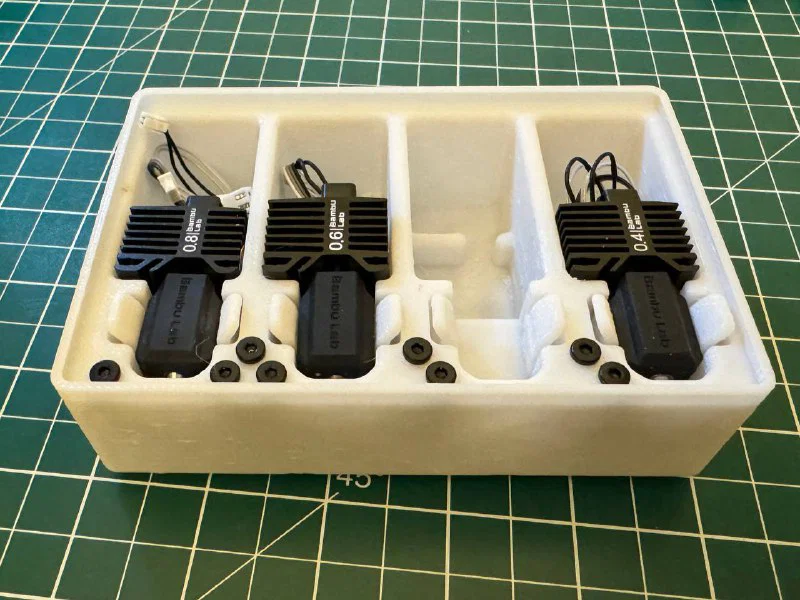 Giá đỡ Hot End Bambu Gridfinity cho MDS (4x4x5U) - Image 1