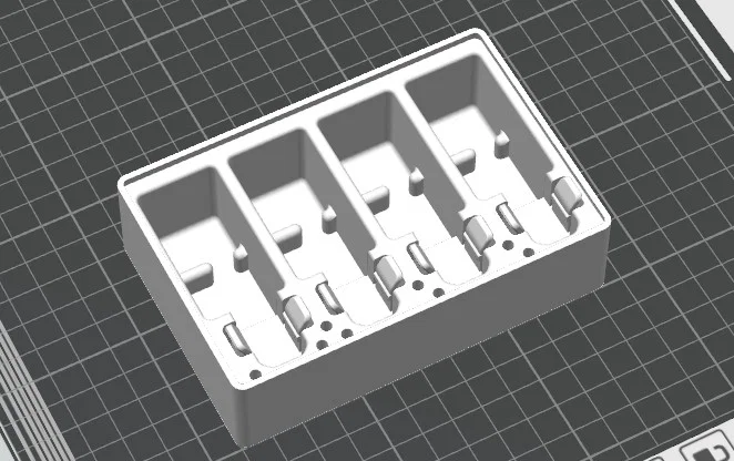Giá đỡ Hot End Bambu Gridfinity cho MDS (4x4x5U) - Image 3