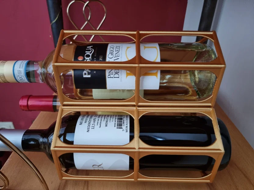 Kệ rượu vang lục giác dạng module (modular hexagonal Wine shelf) - Image 2
