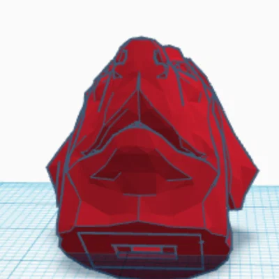 Đầu chó Lowpoly cho LUCKY 13 - Phụ kiện in 3D độc đáo