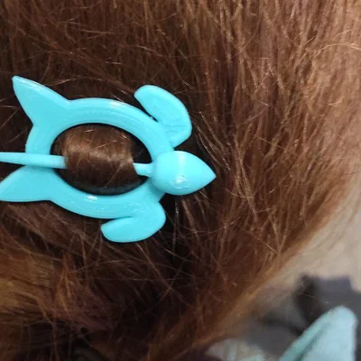Kẹp tóc hình chú rùa 3D đáng yêu cho bé gái