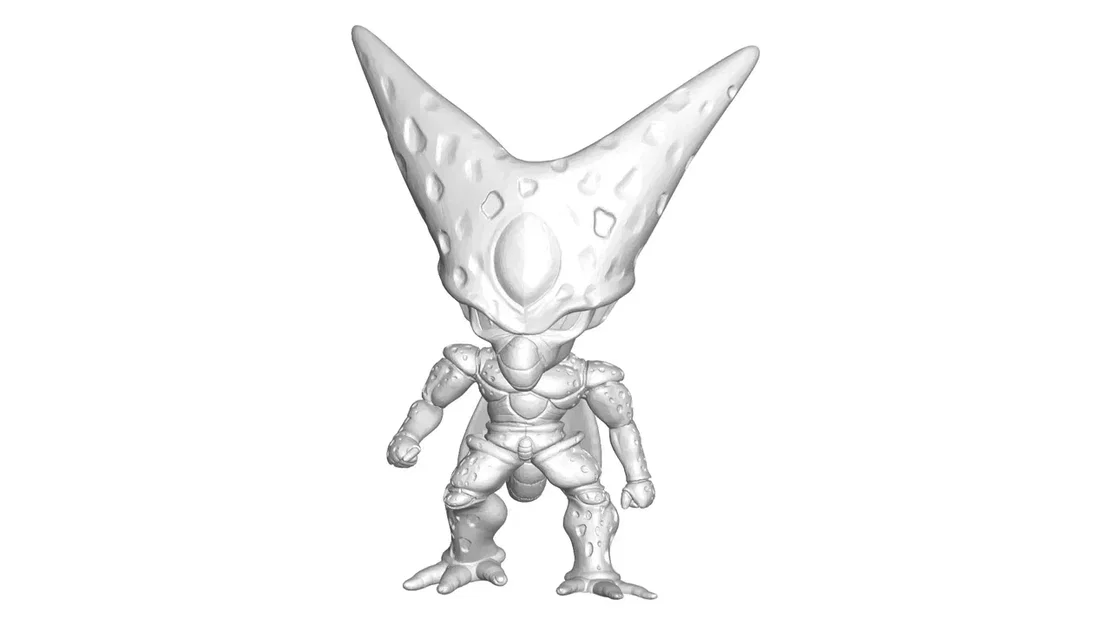 Bộ sưu tập 5 mô hình 3D Dragon Ball (Cell, Trunks, Gohan, Saibaman) - Image 2