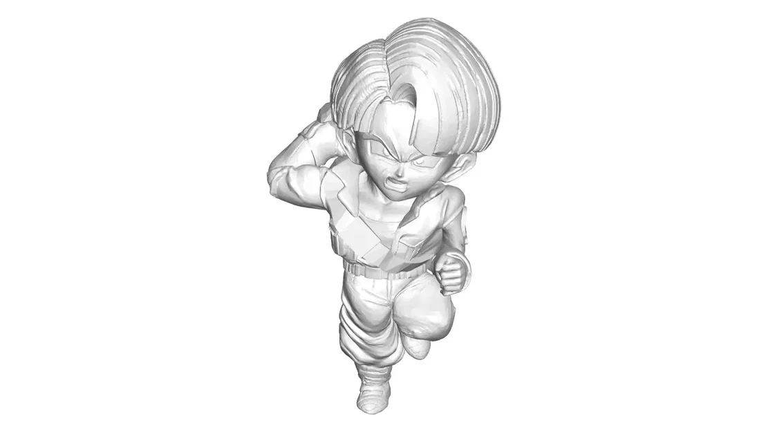 Bộ sưu tập 5 mô hình 3D Dragon Ball (Cell, Trunks, Gohan, Saibaman) - Image 4