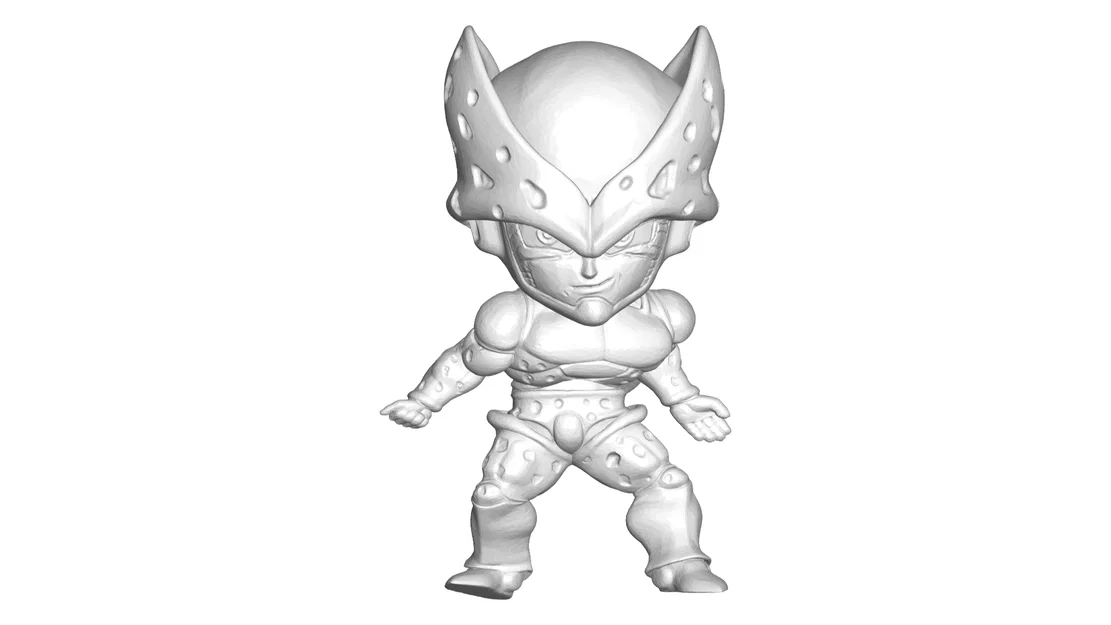 Bộ sưu tập 5 mô hình 3D Dragon Ball (Cell, Trunks, Gohan, Saibaman) - Image 5