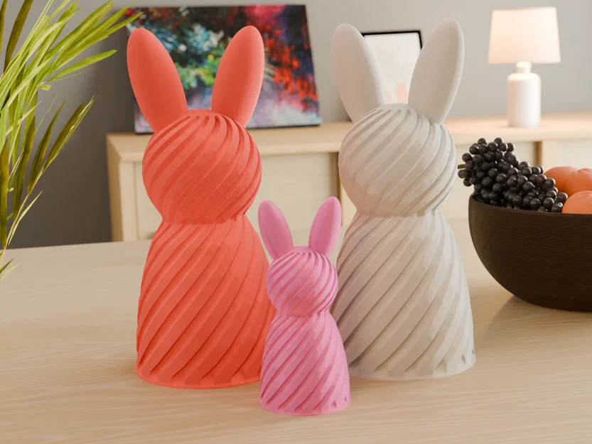 Spiral Easter Bunny – Thỏ Phục Sinh Xoắn Ốc - Image 1