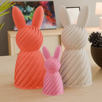Spiral Easter Bunny – Thỏ Phục Sinh Xoắn Ốc