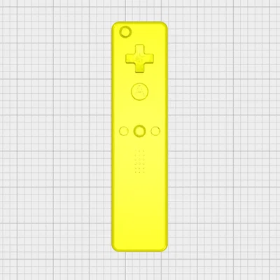 Mô hình tay cầm Wiimote tinh giản - Tệp thiết kế 3D in ấn