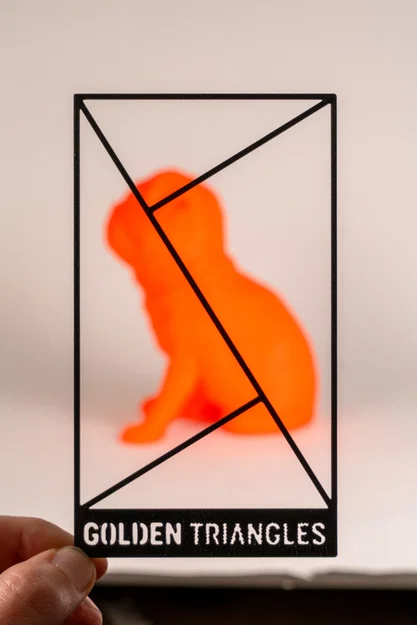 Thước ngắm bố cục nhiếp ảnh Golden Triangles in 3D - Image 1
