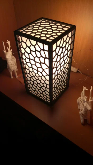 Chụp đèn Voronoi phong cách cho Ikea Grönö - Image 1