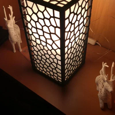 Chụp đèn Voronoi phong cách cho Ikea Grönö