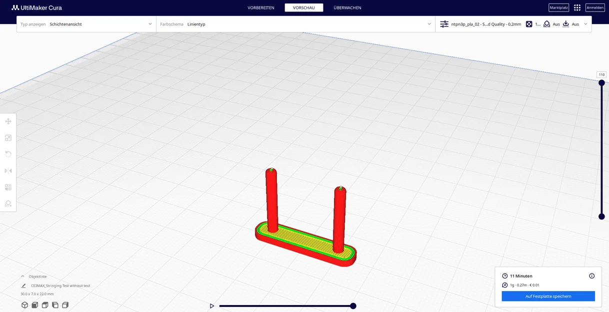 Mô hình kiểm tra hiện tượng kéo sợi (Stringing Test) cho máy in 3D - Image 3