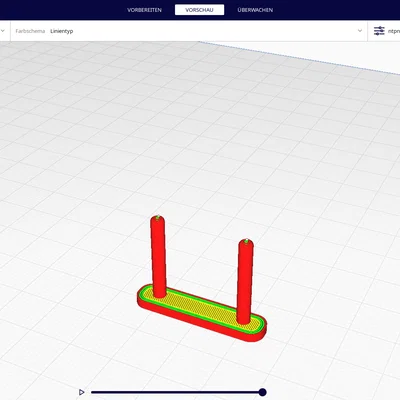 Mô hình kiểm tra hiện tượng kéo sợi (Stringing Test) cho máy in 3D