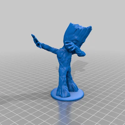 Groot Dab (Groot Em Bé Dang Dab) - Mẫu In 3D