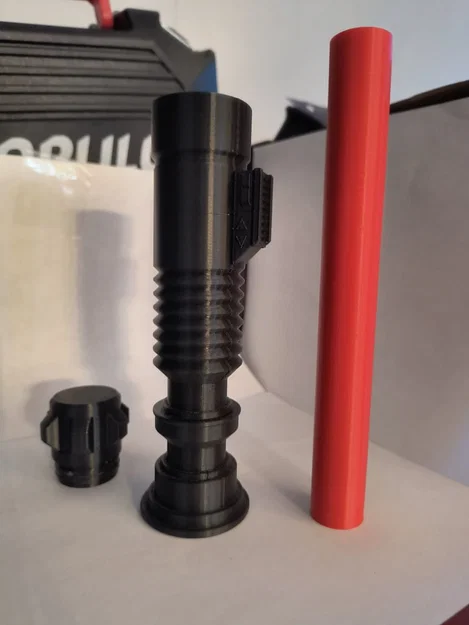 Collapsible Lightsaber – Kiếm ánh sáng gấp gọn in 3D - Image 2