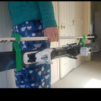 Tay Cầm Kẹp Mang Ski và Pole (Ski and Pole Carrier Handle)