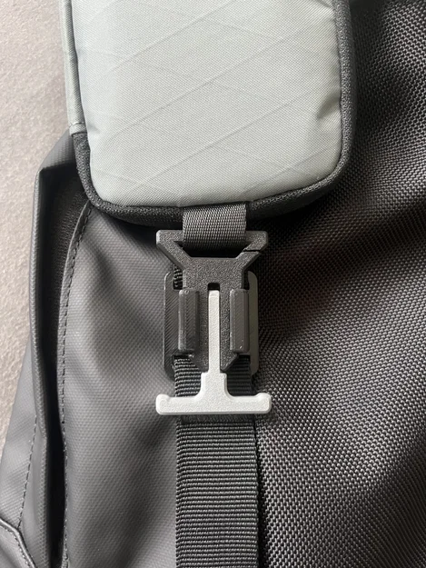 QUICK-CLIP mini kẹp túi EDC (Bag clip) cho quai 20mm - Image 1