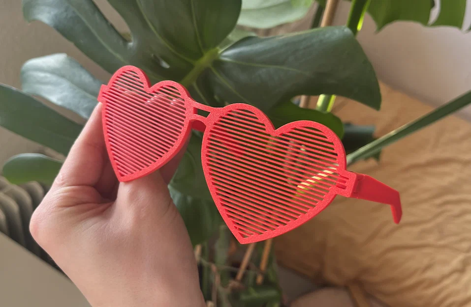 Kính mát hình trái tim (Remix) – heart shaped Sunglasses REMIX - Image 1