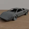 Mô hình siêu xe Lamborghini Countach LP400 in 3D siêu dễ - Thumbnail 1