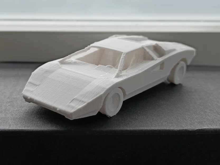 Mô hình siêu xe Lamborghini Countach LP400 in 3D siêu dễ - Image 3