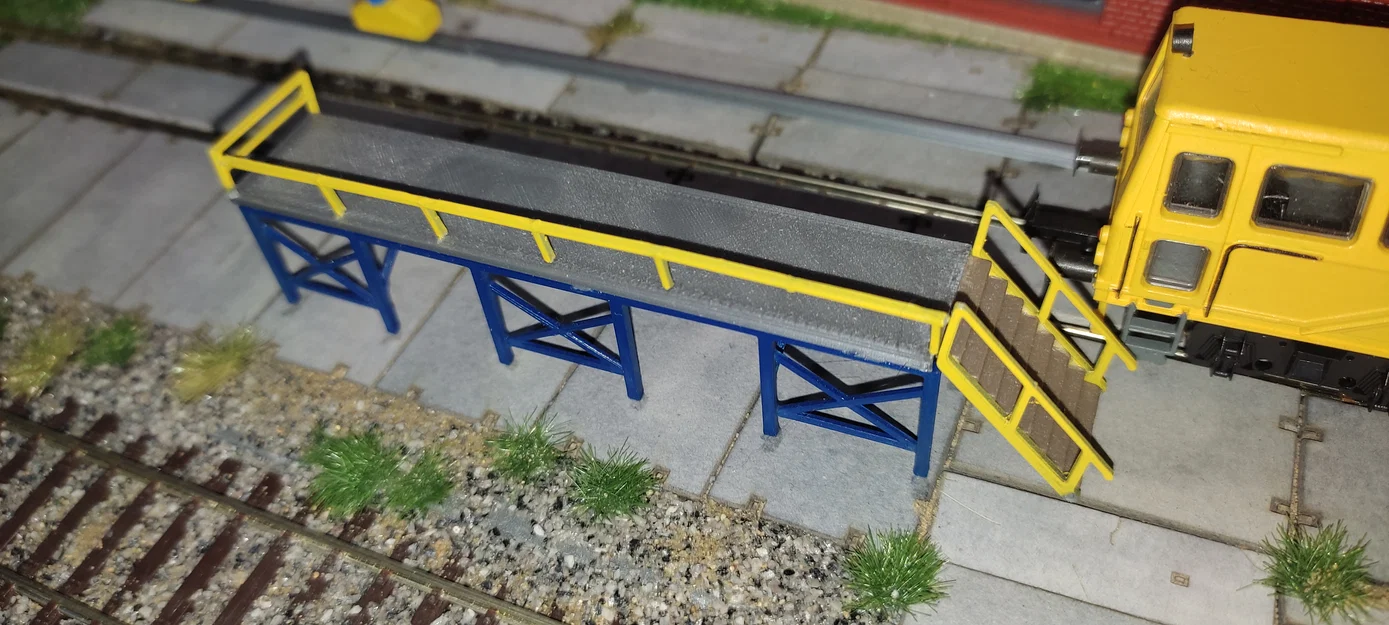 Mô hình sàn thao tác sửa chữa tàu hỏa tỉ lệ H0 (1:87) - Image 1
