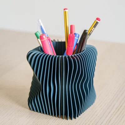 Khay Cắm Bút Gợn Sóng - Vase mode