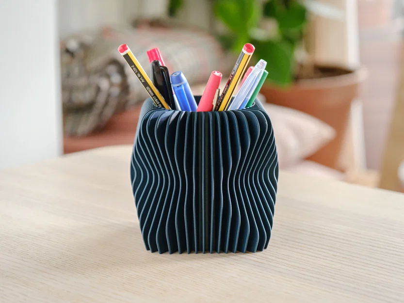 Khay Cắm Bút Gợn Sóng - Vase mode - Image 2