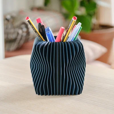 Khay Cắm Bút Gợn Sóng - Vase mode