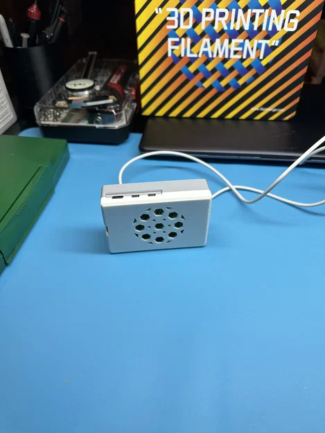 Vỏ case Raspberry PI 5 tích hợp quạt tản nhiệt 4010 siêu bền - Image 2