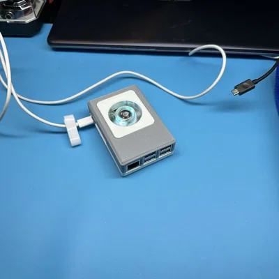 Vỏ case Raspberry PI 5 tích hợp quạt tản nhiệt 4010 siêu bền
