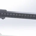 Thước kẹp đo (caliper) in 3D – measuring stick / Messchieber - Thumbnail 1