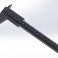 Thước kẹp đo (caliper) in 3D – measuring stick / Messchieber - Thumbnail 2