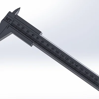 Thước kẹp đo (caliper) in 3D – measuring stick / Messchieber