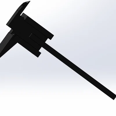 Thước kẹp đo (caliper) in 3D – measuring stick / Messchieber