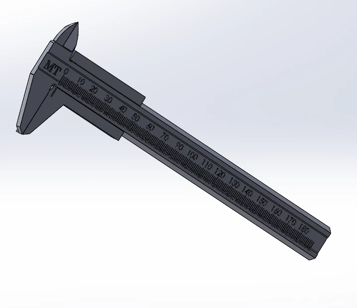 Thước kẹp đo (caliper) in 3D – measuring stick / Messchieber - Image 4