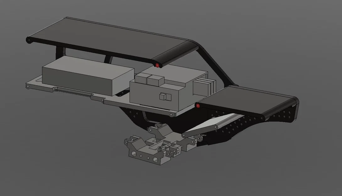 Tremor XL Chassis – Chassis low CG/Comp cho SCX24 - Image 3