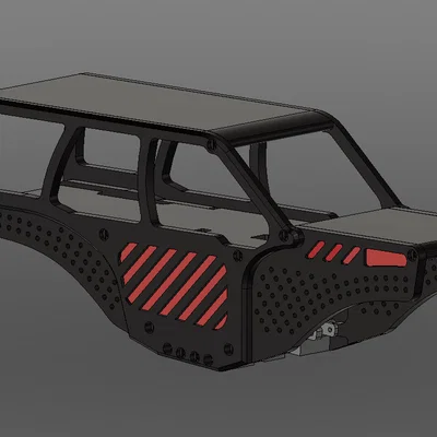 Tremor XL Chassis – Chassis low CG/Comp cho SCX24