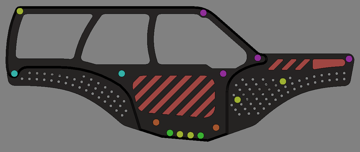 Tremor XL Chassis – Chassis low CG/Comp cho SCX24 - Image 6