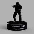 Mô hình cúp lưu niệm Counter-Strike Trophy cực chất cho game thủ - Thumbnail 1