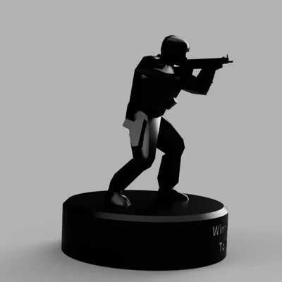 Mô hình cúp lưu niệm Counter-Strike Trophy cực chất cho game thủ