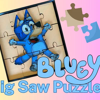 Bluey Puzzle – Puzzle mini in 3D cho bé
