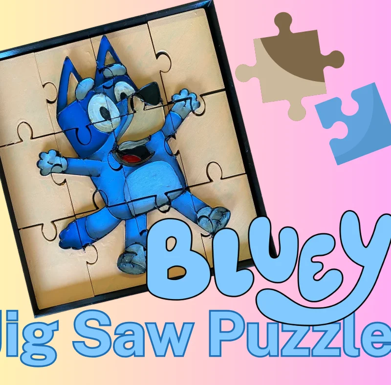 Bluey Puzzle – Puzzle mini in 3D cho bé