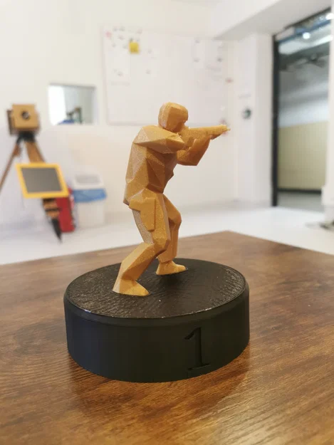 Mô hình Cúp CS:GO (Counter-Strike) - Thiết kế 3D lắp ghép độc đáo - Image 2