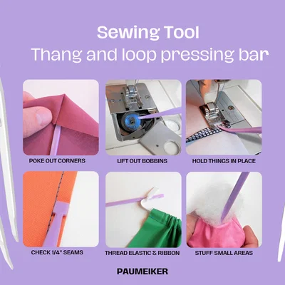 Dụng cụ may: Thang và thanh ép luồn dây (Thang and loop pressing bar)